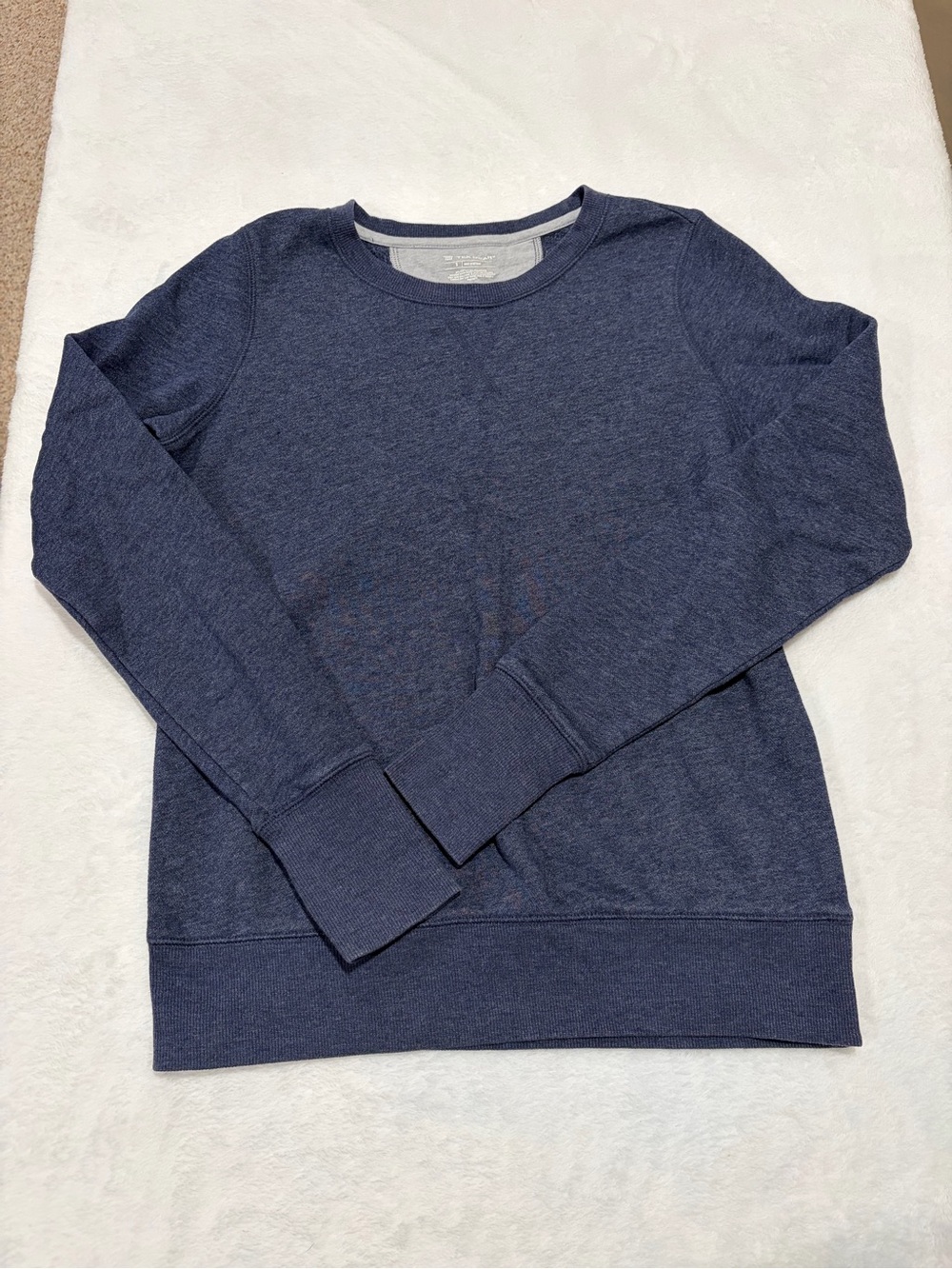 Tek Gear Women's Blue Heather Crewneck Sweatshirt - Size Small